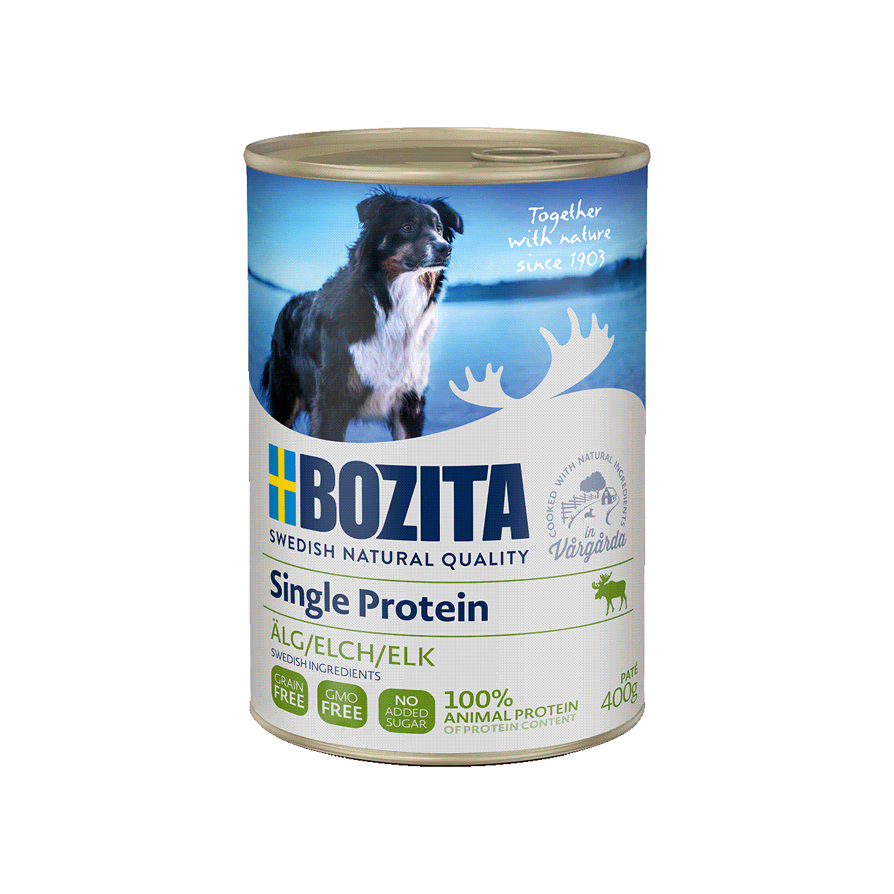 Bozita Elk ( łoś ) Single Protein PATE puszka 400g