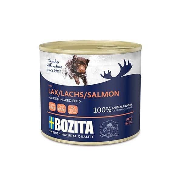 BOZITA Pate z Łososiem mokra karma dla psa w puszce 625g 