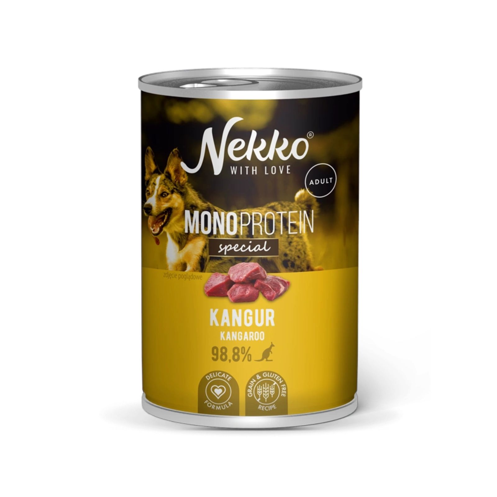 NEKKO MONOPROTEIN Special Adult Kangur mokra karma dla psa 400g