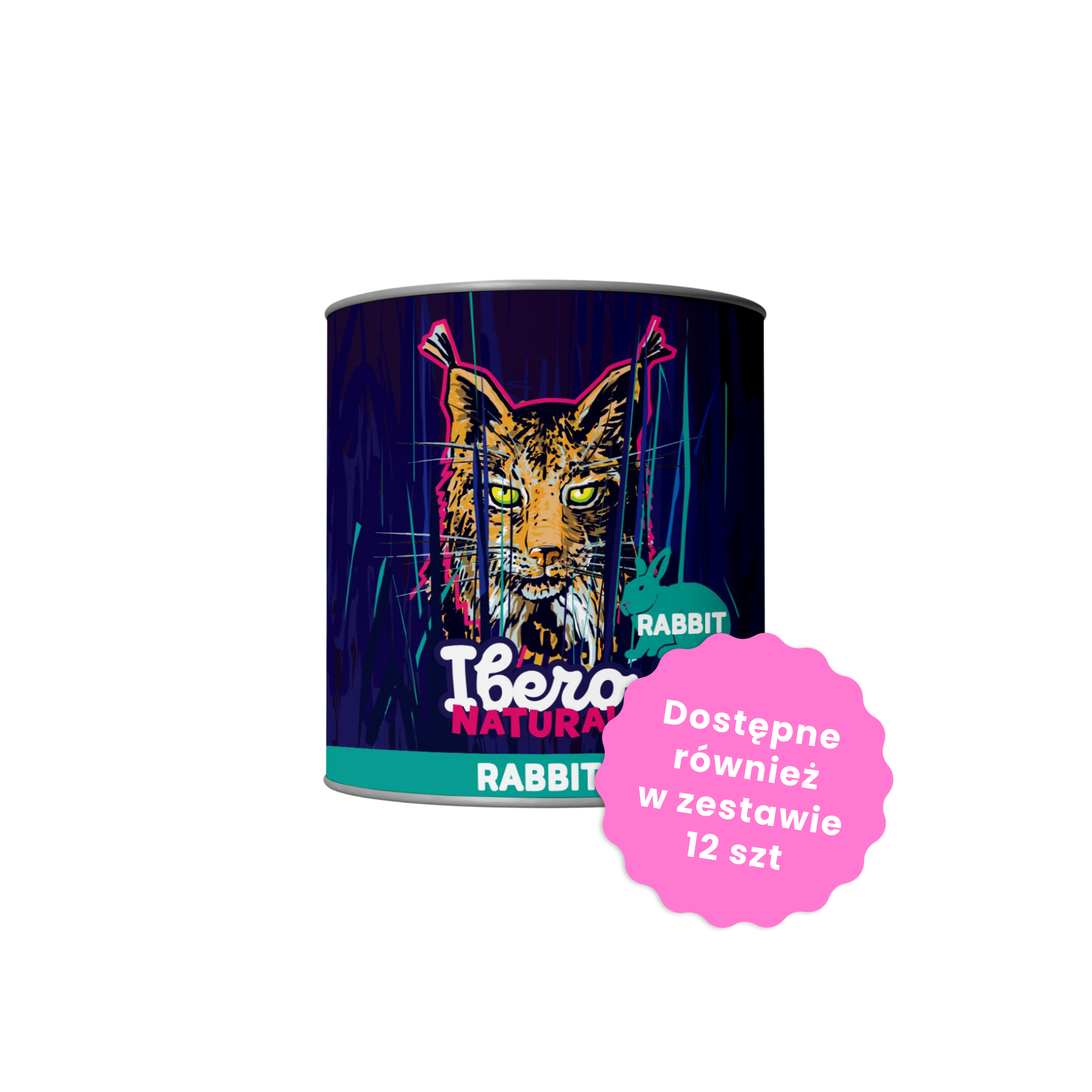 Ibero Natural Cat Konserwa z królika dla kota 200g 