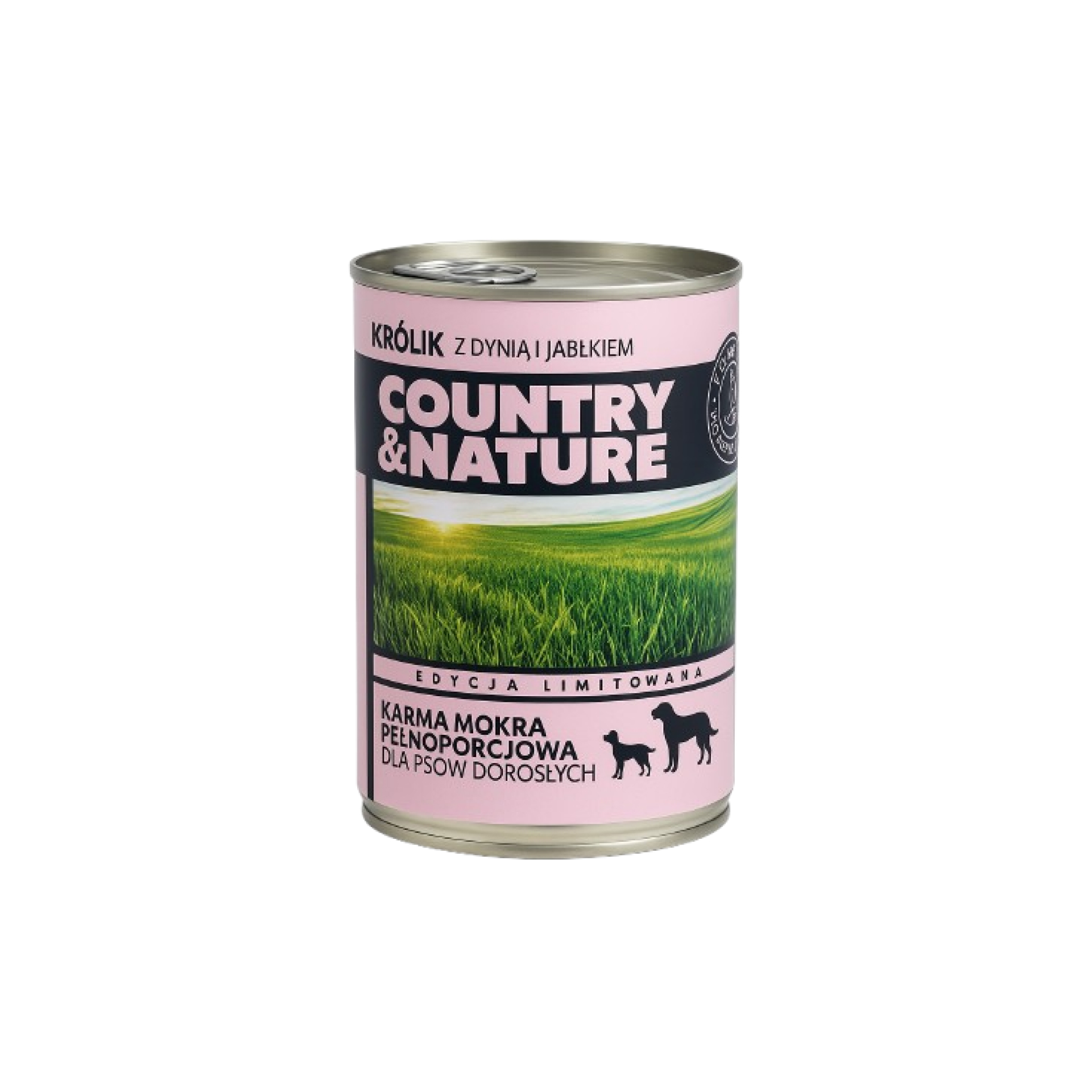 COUNTRY&NATURE Bezzbożowa karma królik z dynią i jabłkiem 400g