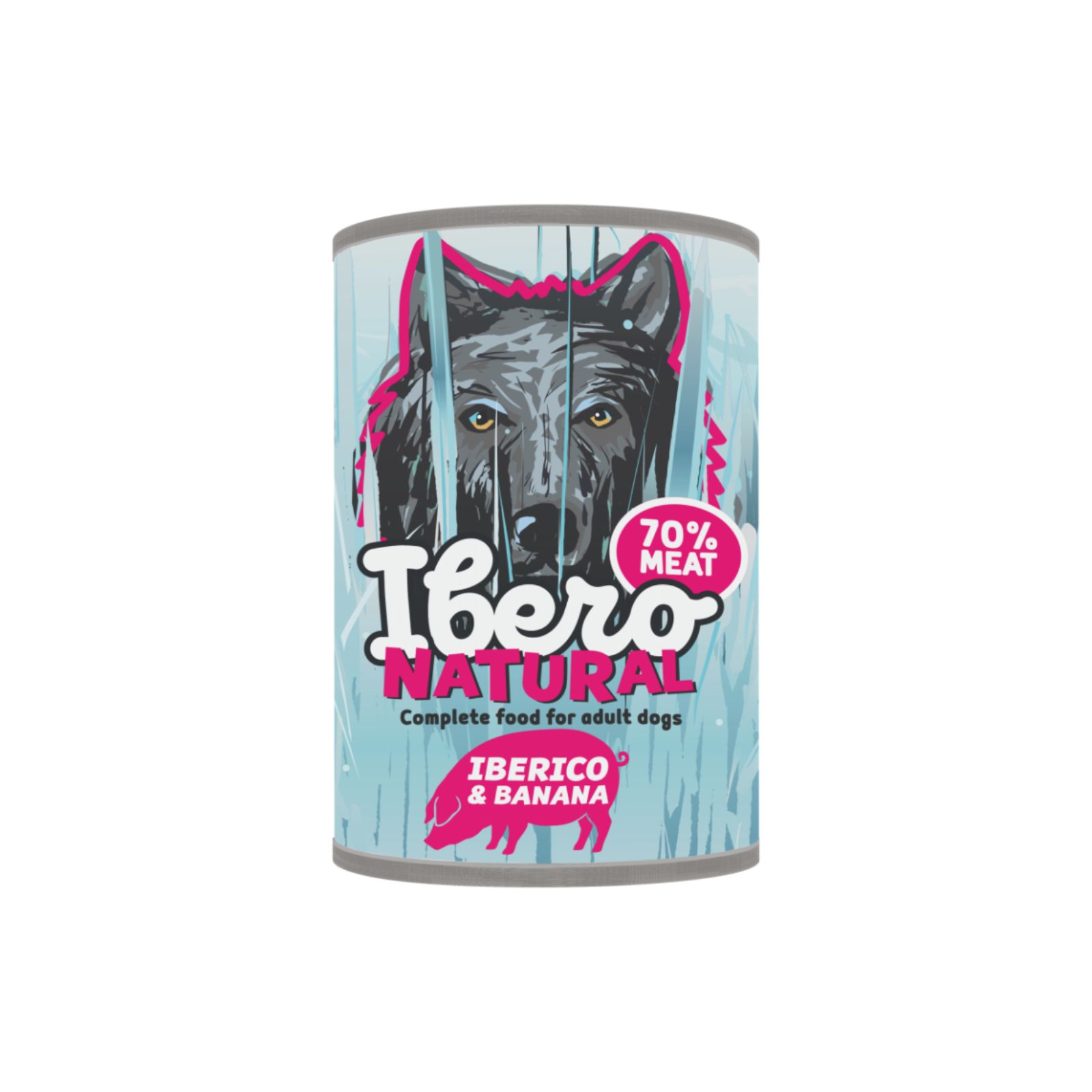 Ibero Complete GF Konz. Iberico & Banana mokra karma dla psa z wołowiną iberyjską i bananem 400g
