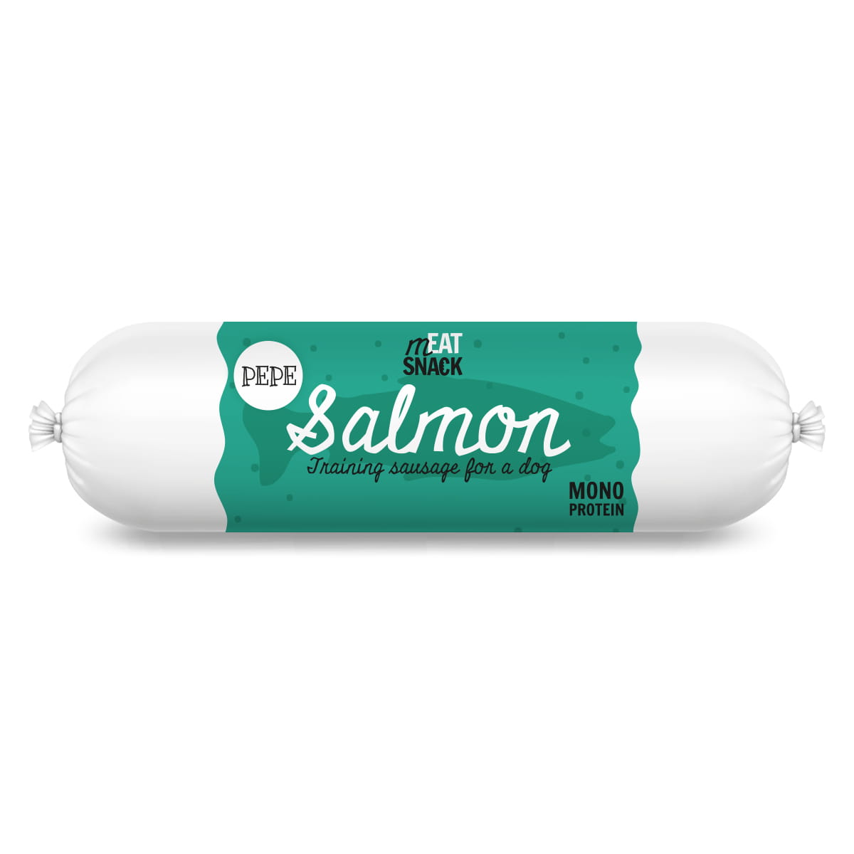 Kiełbaska PEPE Salmon (łosoś) przysmak dla psa 200g