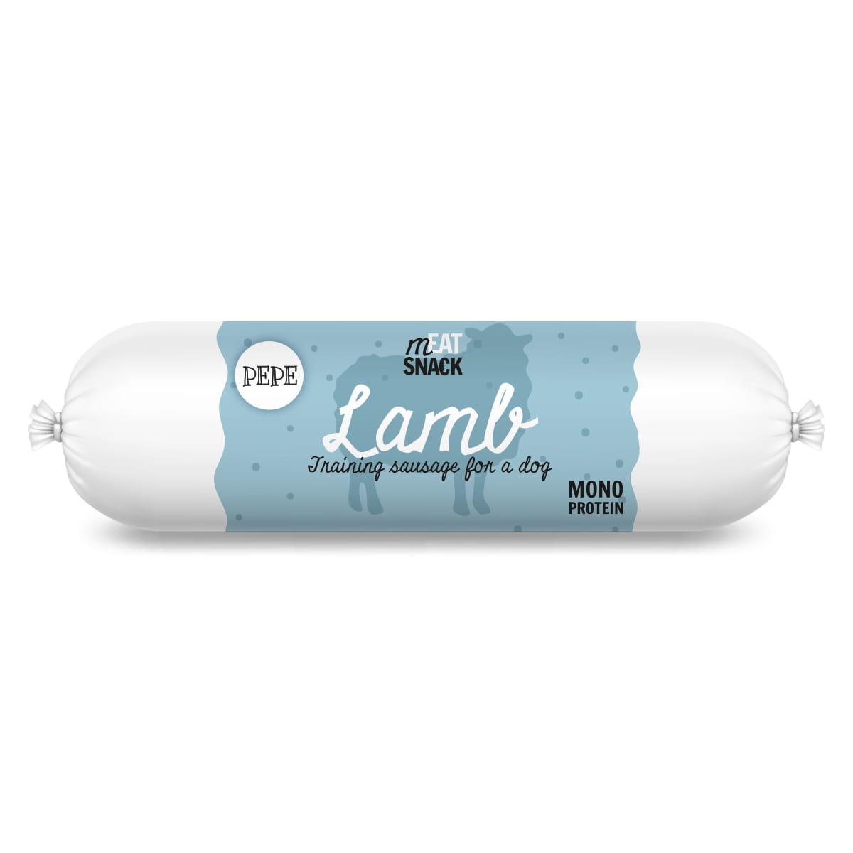 Kiełbaska PEPE Lamb (jagnięcina) przysmak dla psa 200g