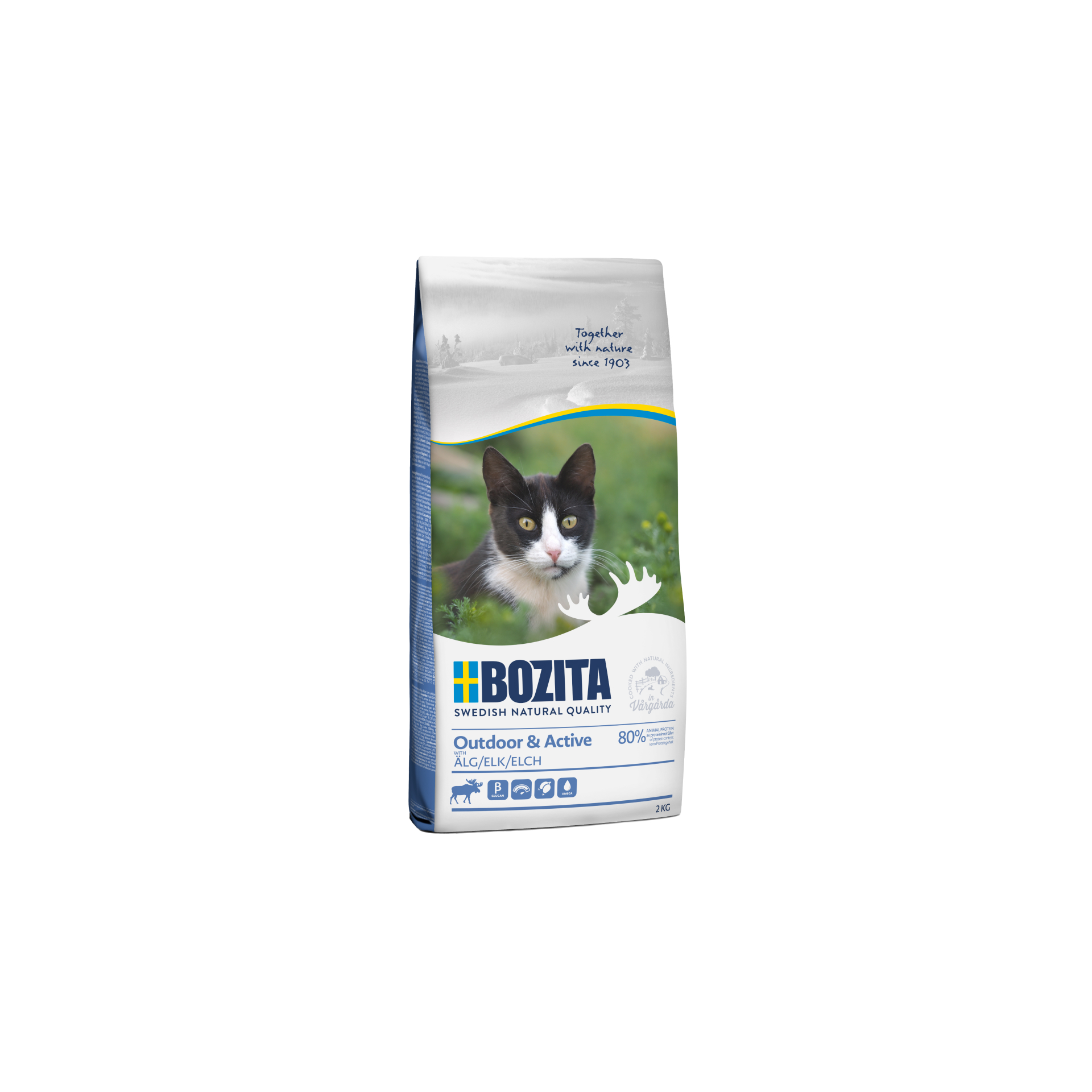 Bozita Cat Outdoor & Active z Łosiem 2kg