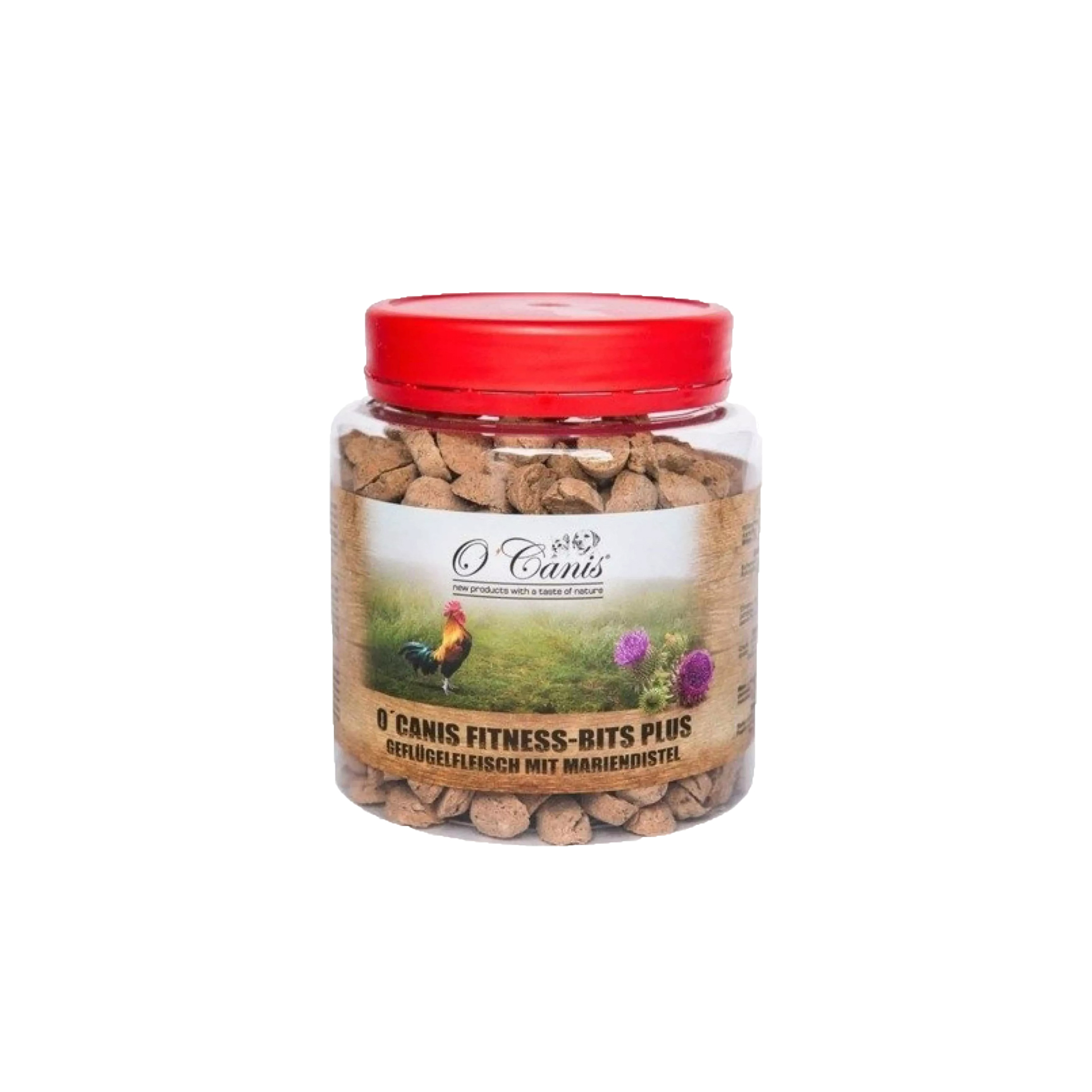 O'Canis Fitness-Bits PLUS drób z ostropestem 300g przysmak trenerski dla psa 