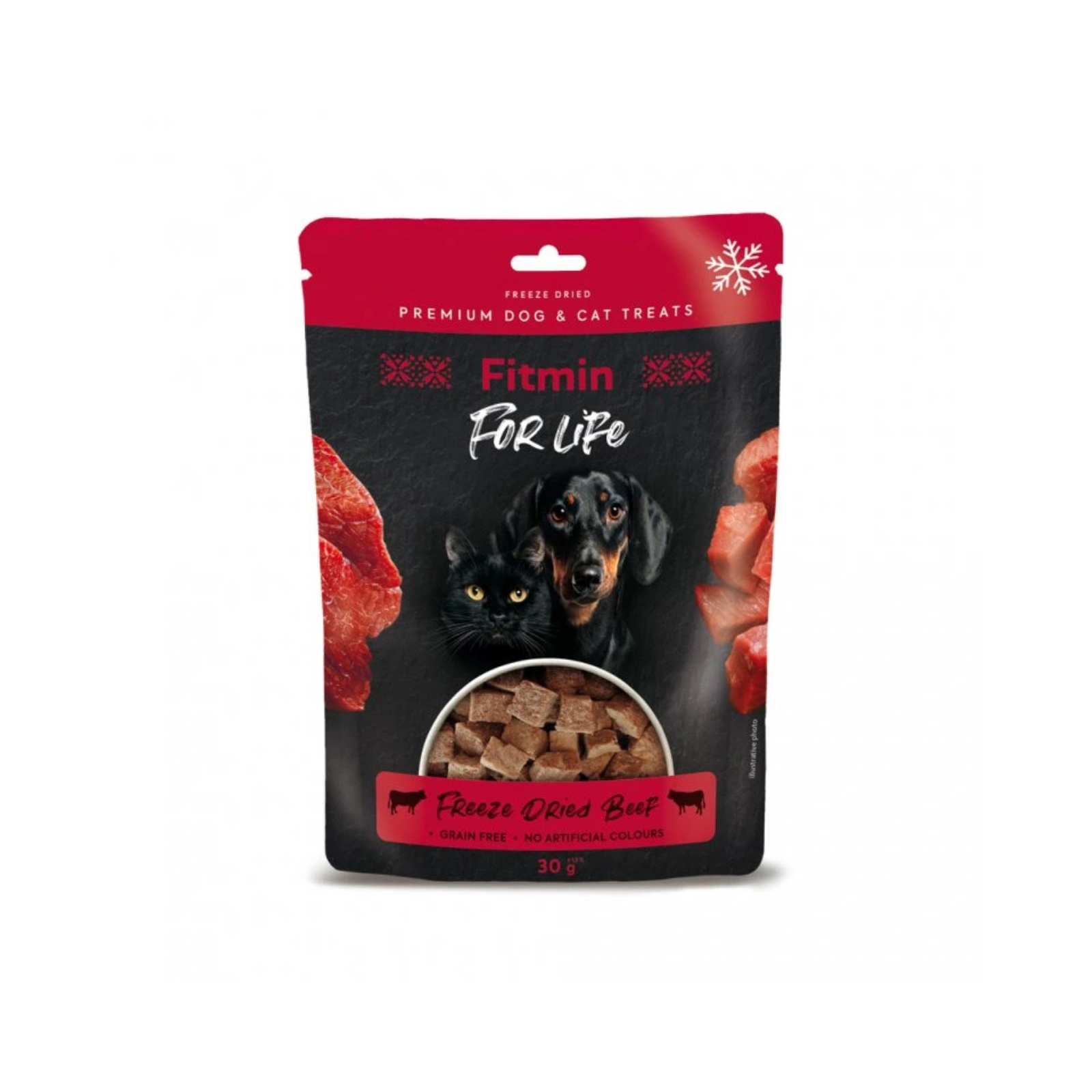 Fitmin For Life Dog&Cat Liofilizowana wołowina przysmak dla psów i kotów 30g