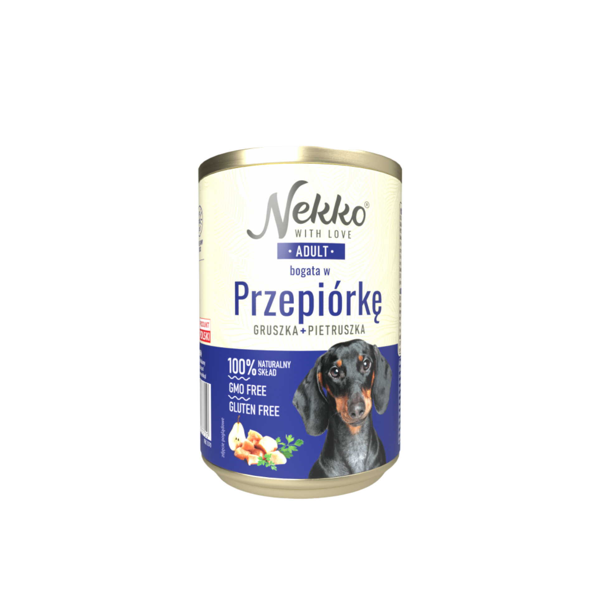 NEKKO Adult Przepiórka, gruszka, pietruszka 400 g - 400g
