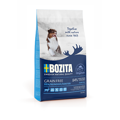 Bozita Dog Grain Free Adult Plus z reniferem 3,5kg