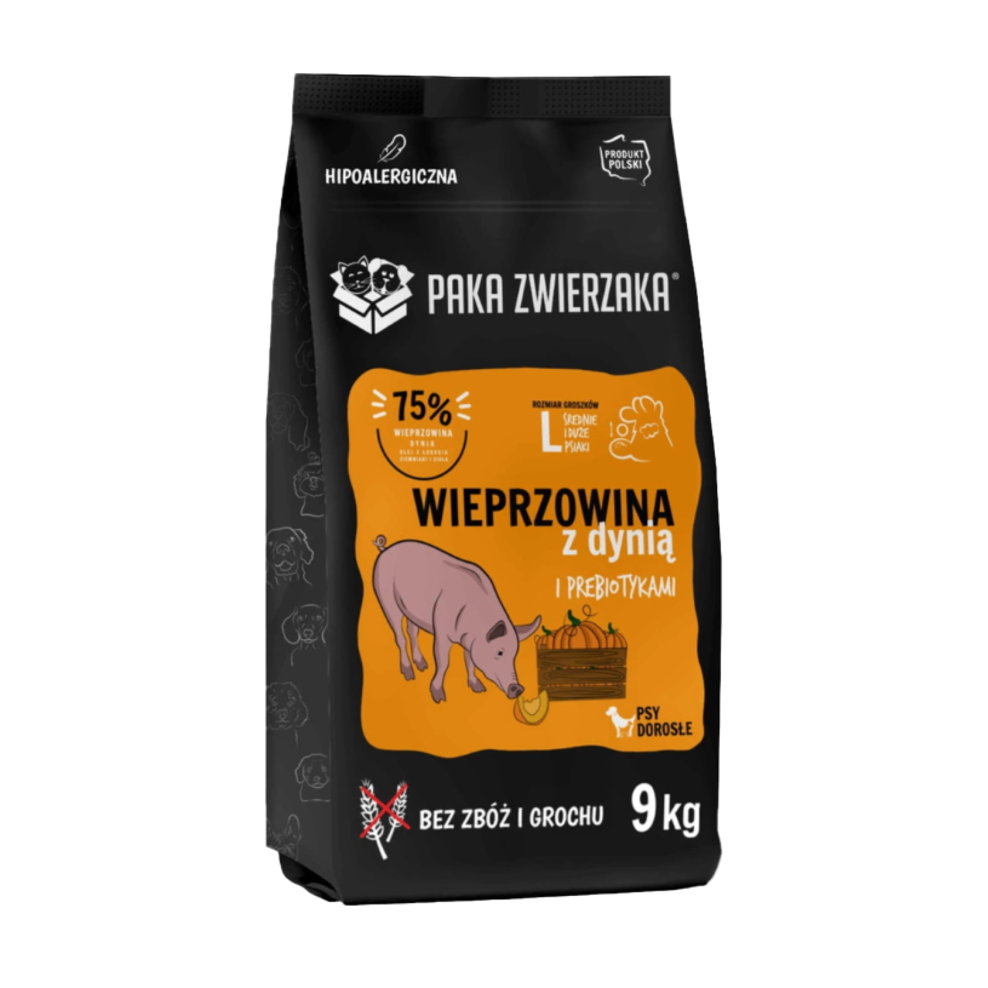 PAKA ZWIERZAKA sucha karma Seven’th Heaven Wieprzowina z dynią 9kg 