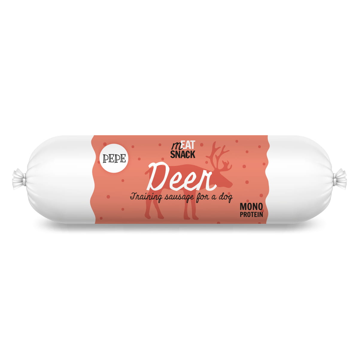 Kiełbaska PEPE Deer (jeleń) przysmak dla psa 200g