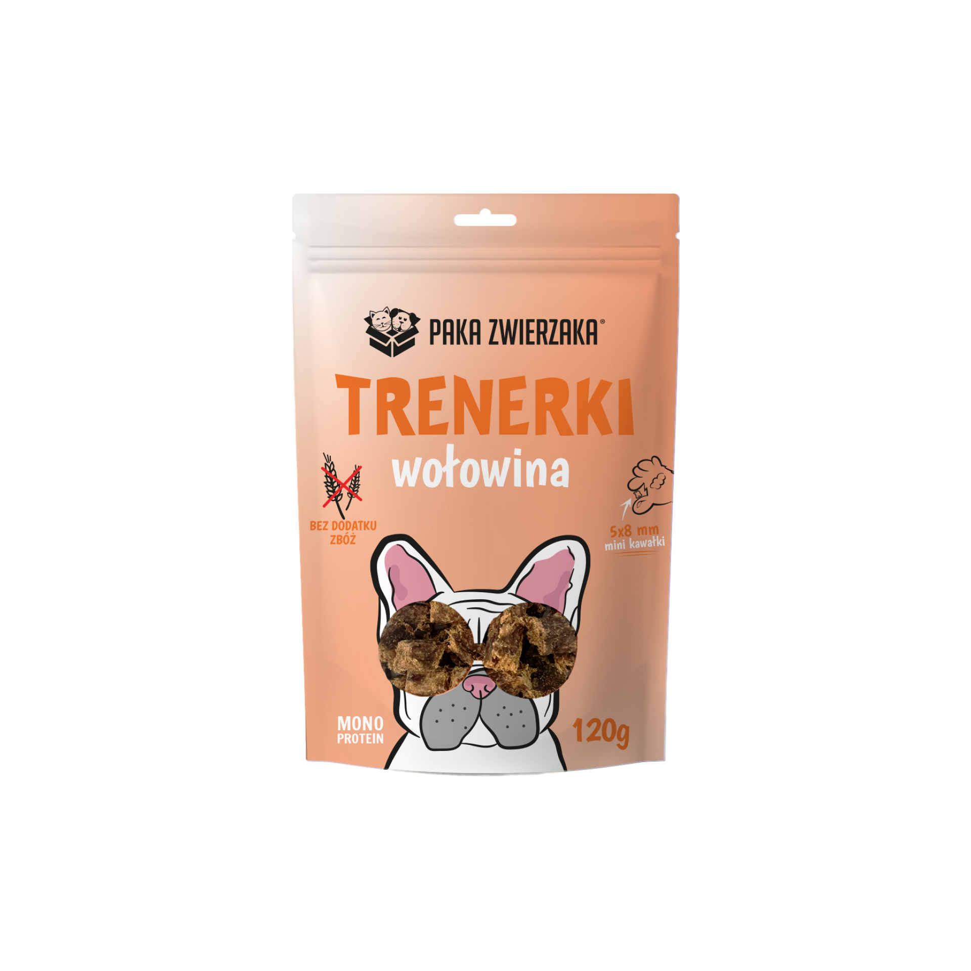 PAKA ZWIERZAKA Trenerki Wołowina 120g