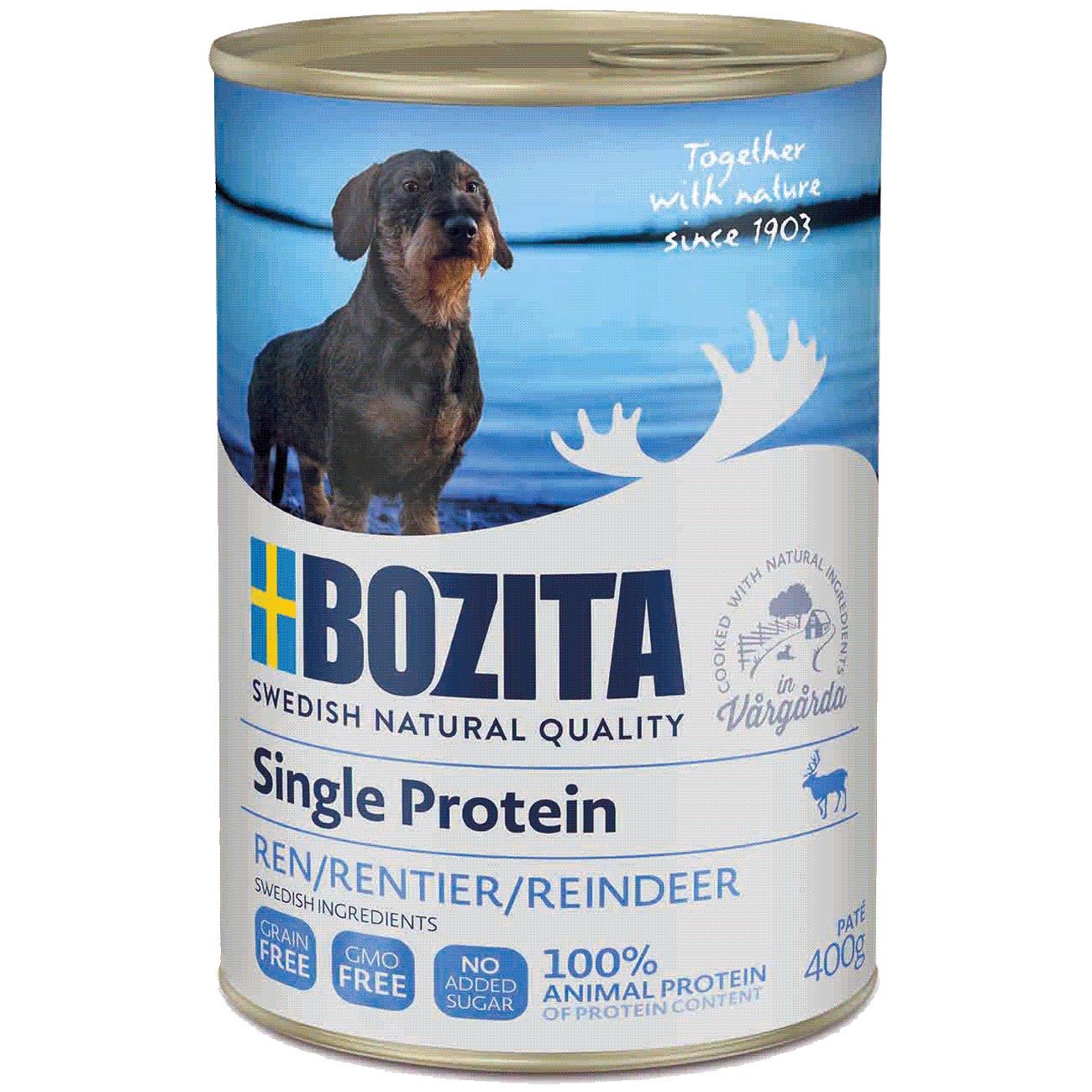 Bozita Reinder ( renifer ) Single Protein PATE puszka 400g