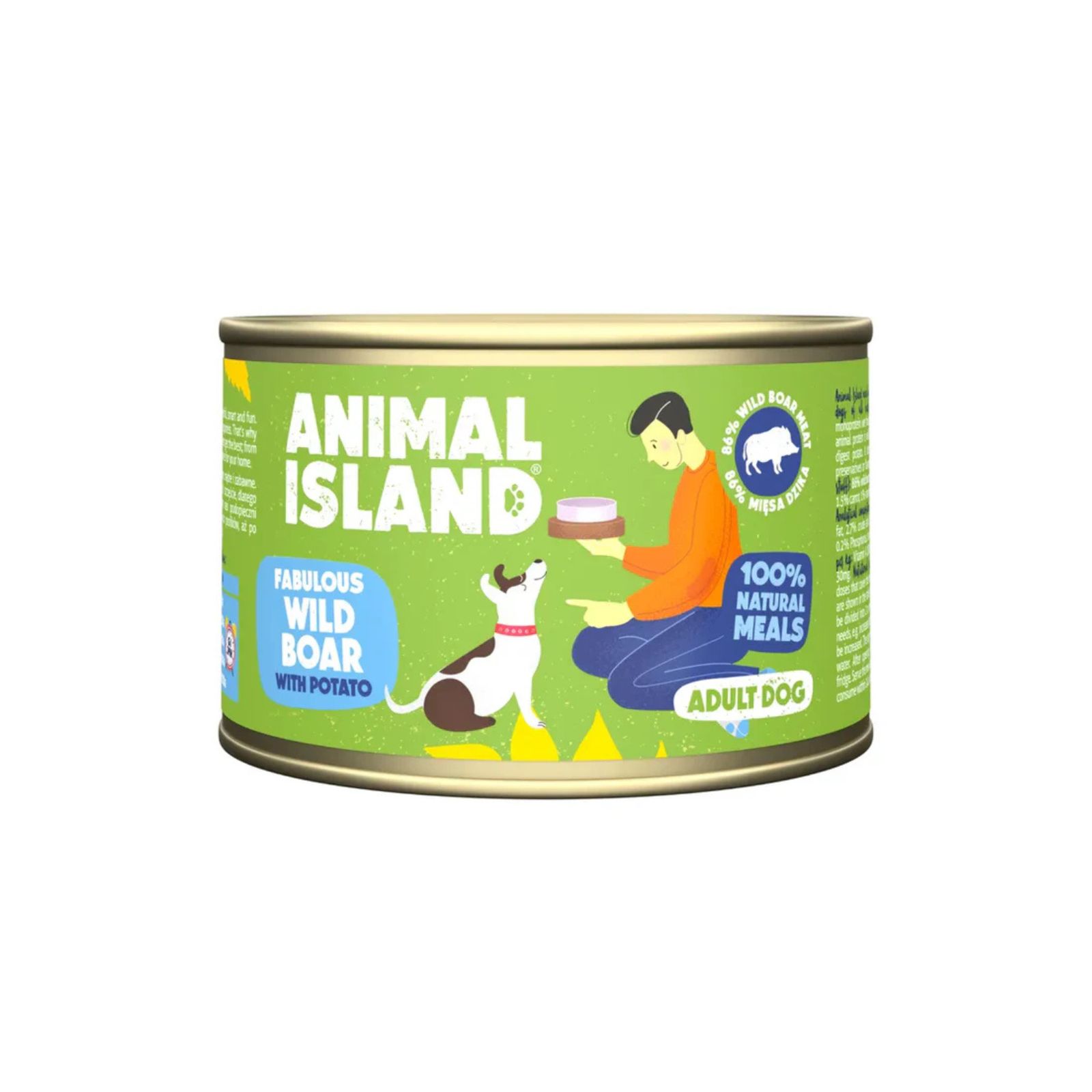 Animal Island Mokra karma dziczyzna z ziemniakami dla psów dorosłych 410g