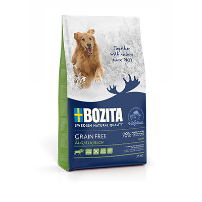 Bozita Dog Grain Free Adult Plus z łosiem 12kg