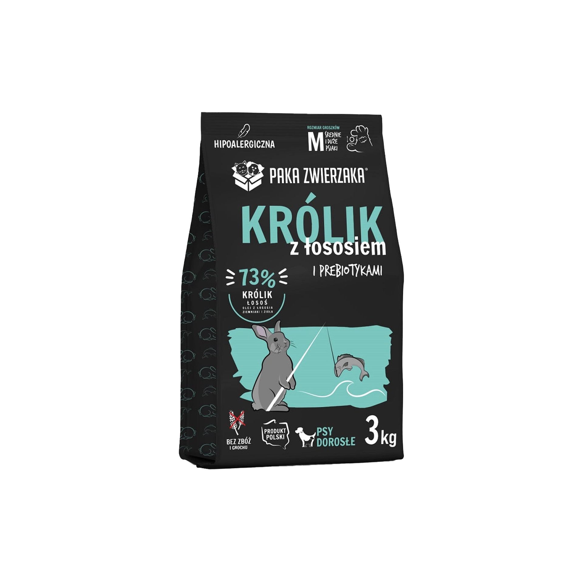 PAKA ZWIERZAKA sucha karma Seven’th Heaven Królik i Łosoś 3kg