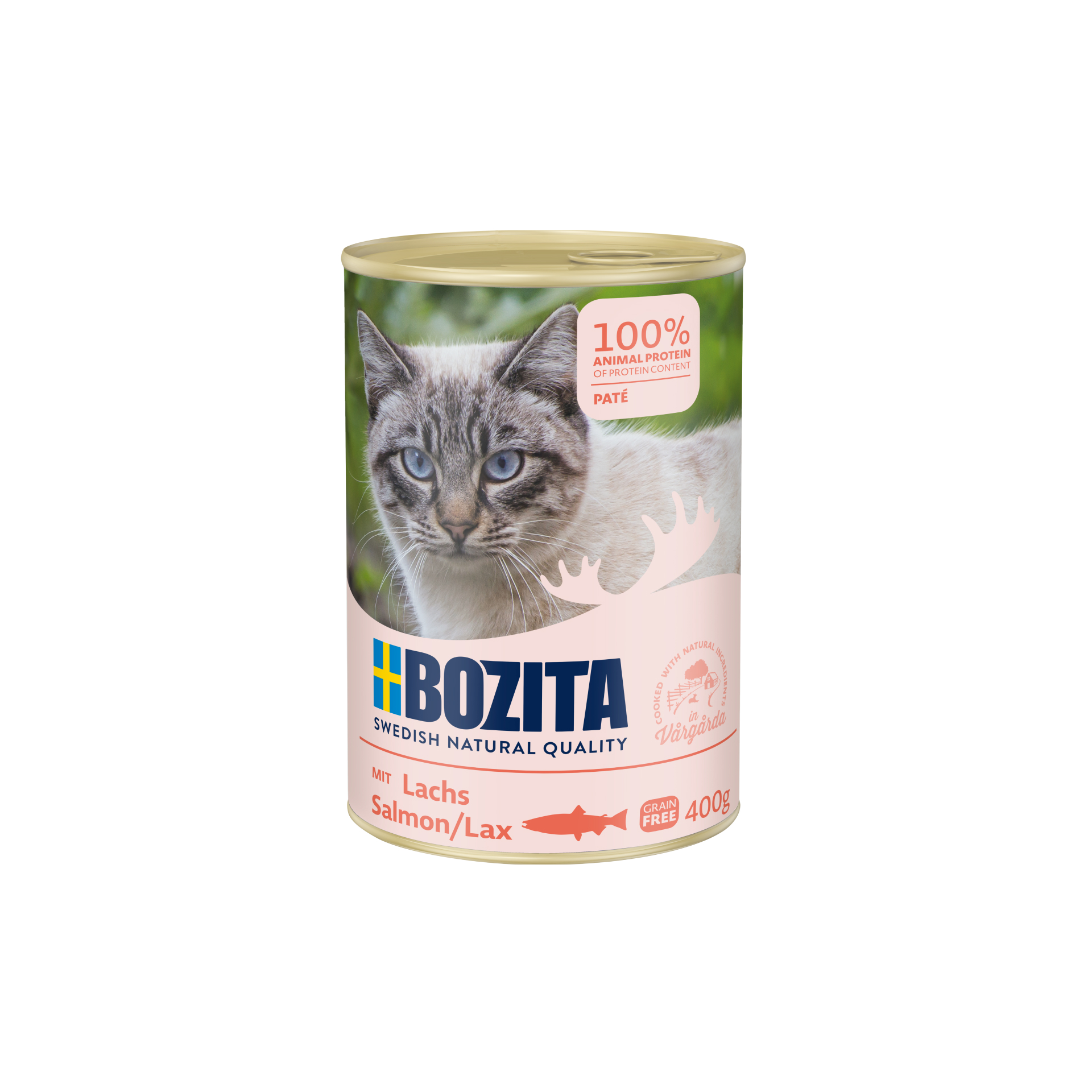 BOZITA FELINE puszka dla kota z łososiem 400g