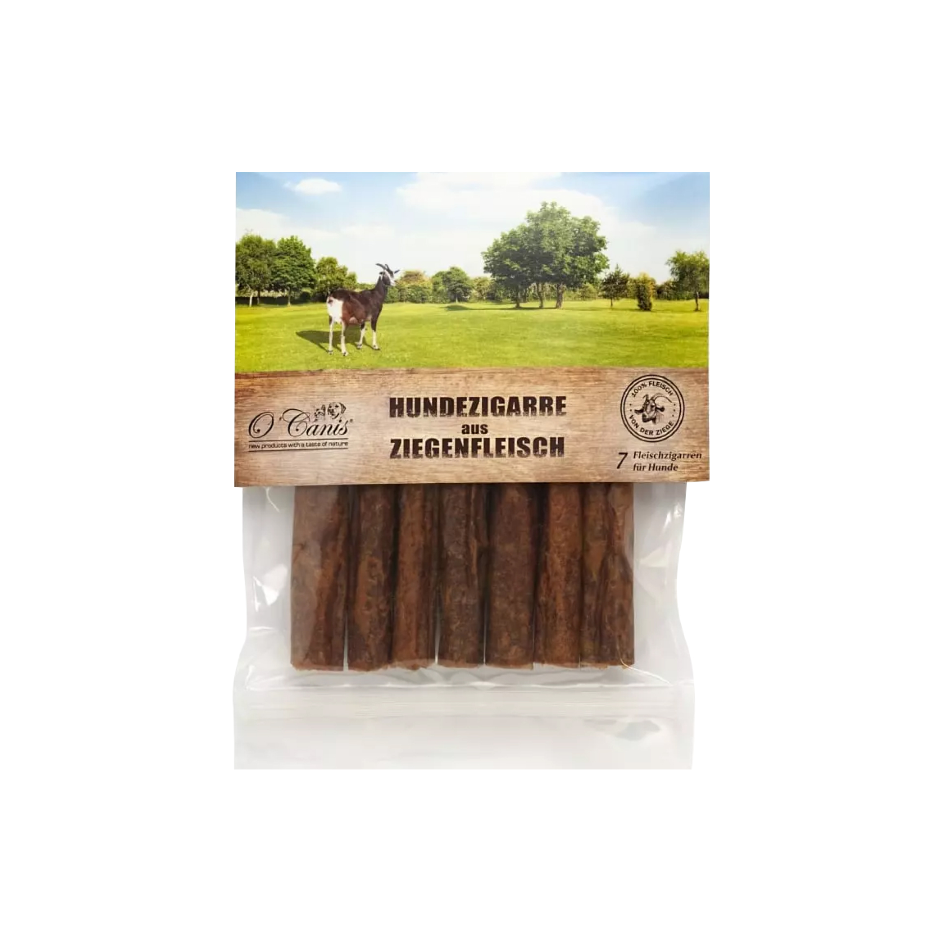 O'Canis Oryginalne cygara z kozy - 7szt. przysmak dla psa 180g