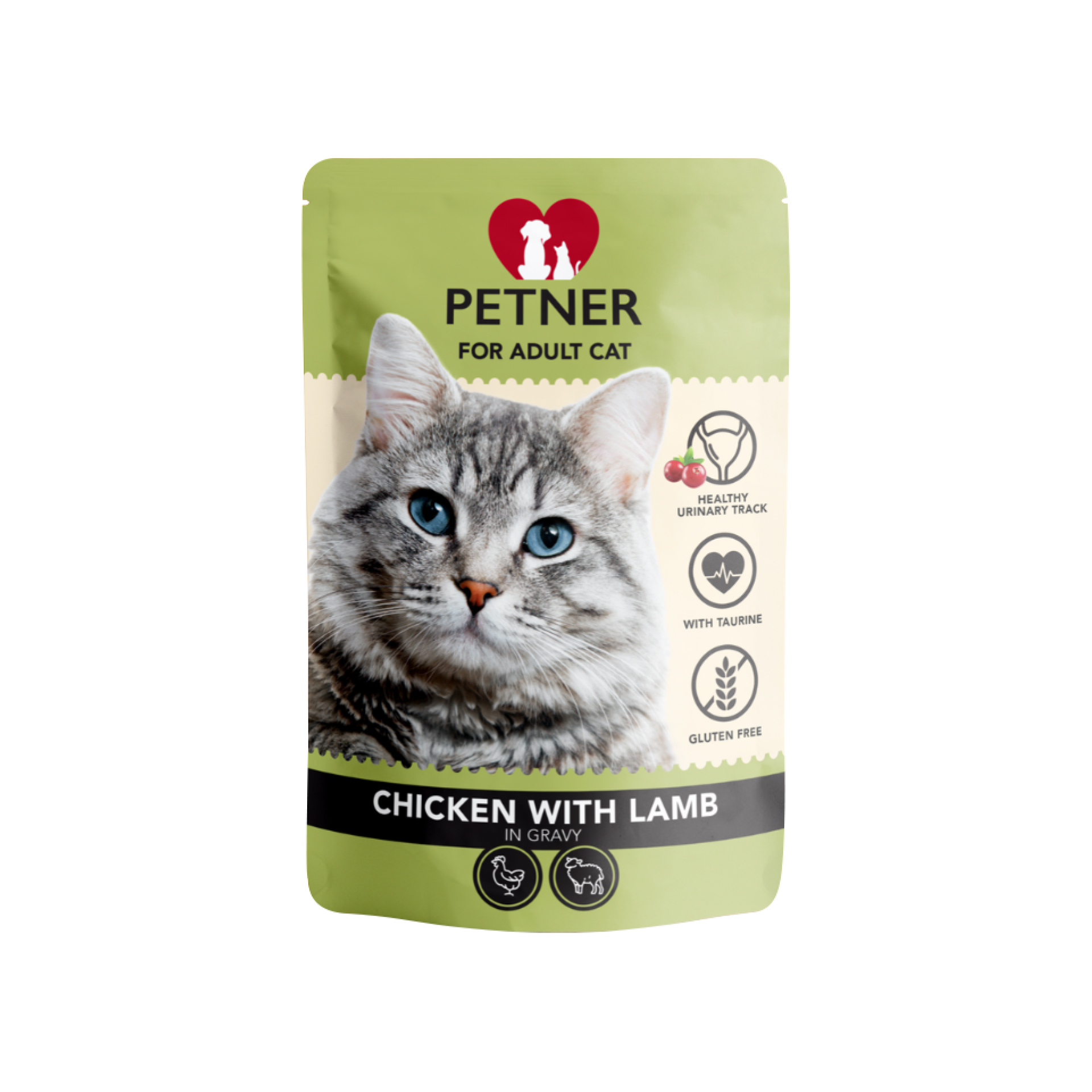 Petner Adult Cat chicken with lamb 85g 