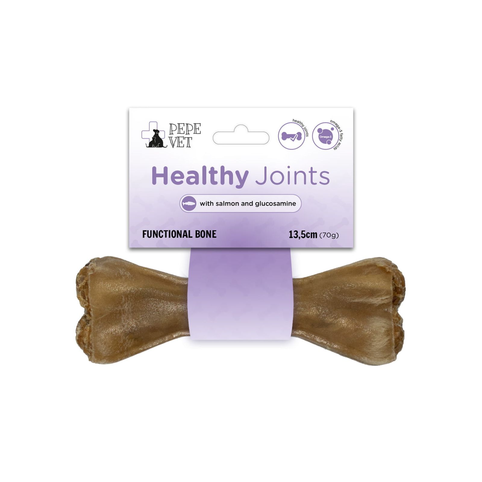 PAKA ZWIERZAKA PEPE VET Healthy Joints Kość funkcjonalna dla psa na zdrowe stawy 13,5cm 