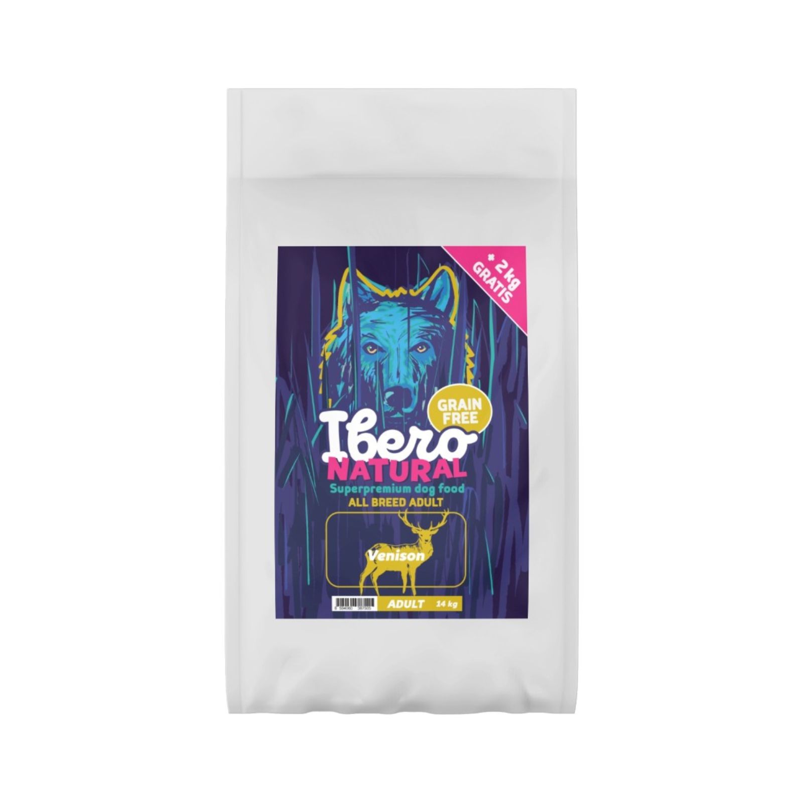 Ibero Natural Sarnina bezzbożowa karma dla psów 12+2kg Gratis